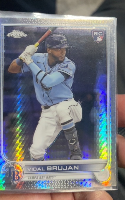 2022 Topps Chrome #134 Vidal Brujan — front