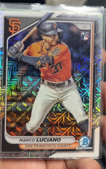 2024 Bowman Chrome #18 Marco Luciano — front