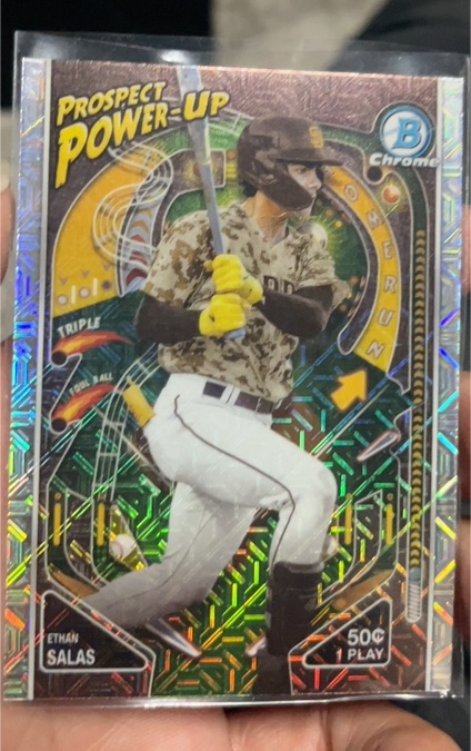 2024 Bowman #PP-11 Ethan Salas Prospect Power-Up — front