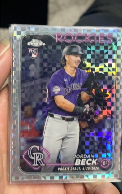 2024 Topps Chrome Update #USC133 Jordan Beck — front
