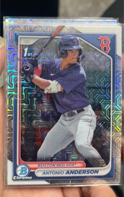2024 Bowman Chrome #BCP-20 Antonio Anderson — front