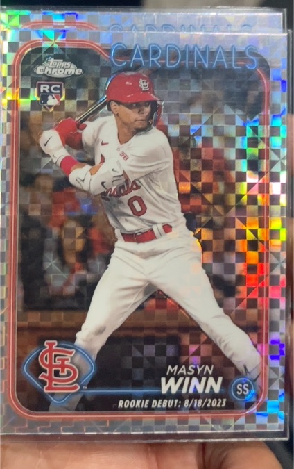 2024 Topps Chrome Update #USC23 Masyn Winn — front