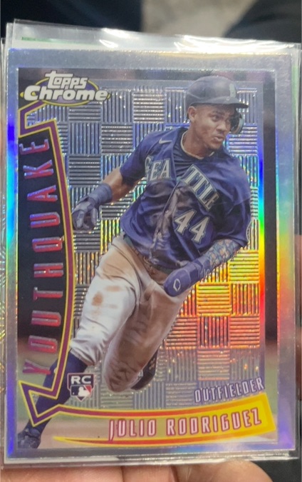 2022 Topps Chrome Sonic Youthquake #YQ-2 Julio Rodriguez — front