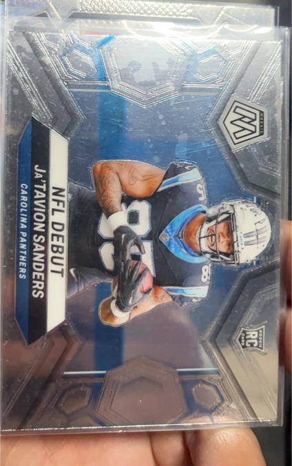 2024 Panini Mosaic #288 Ja'Tavion Sanders NFL Debut — front