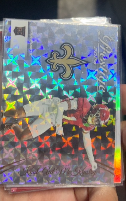 2024 Panini Prestige #392 Kool-Aid McKinstry Rookie SP Galaxy Parallel — front