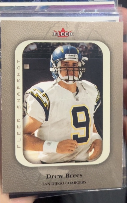 2003 Fleer Snapshot #43 Drew Brees — front