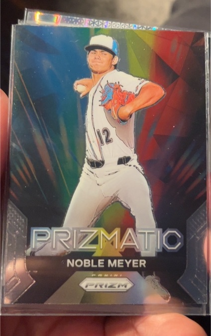 2024 Panini Prizm Prizmatic #7 Noble Meyer — front
