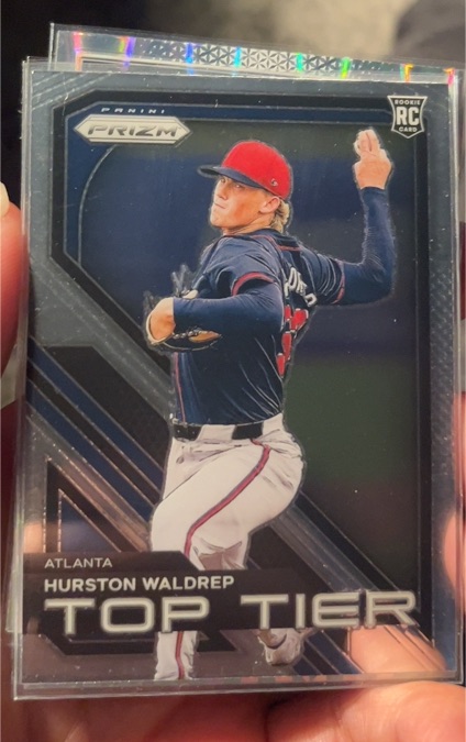 2024 Panini Prizm #19 Hurston Waldrep Top Tier — front
