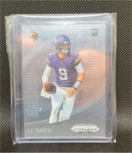 2024 Panini Prizm Deca Downtown Bound #13 J.J. McCarthy — front