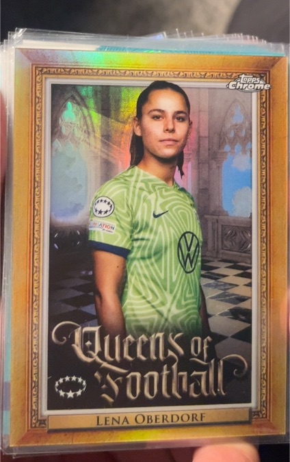 2022-23 Topps Chrome UEFA Women's Champions League #Q-15 Lena Oberdorf — front
