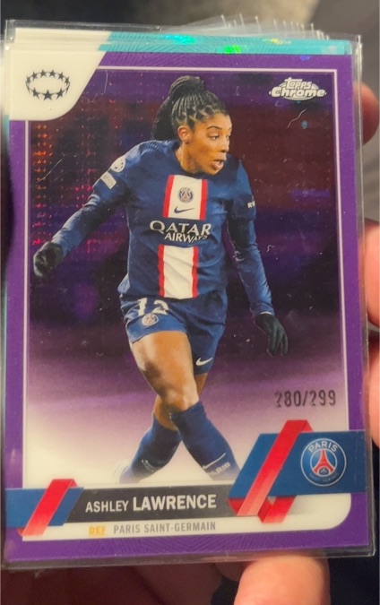 2022-23 Topps Chrome UEFA Women's Champions League #63 Ashley Lawrence — front