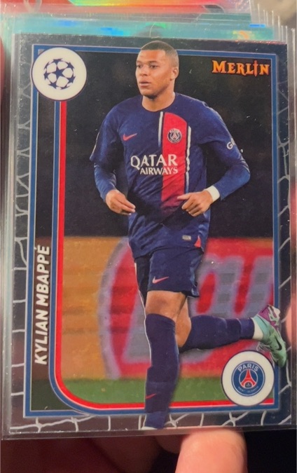 2023-24 Topps Merlin UEFA Club Competitions #92 Kylian Mbappe — front