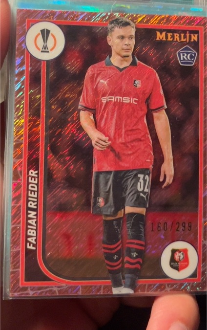 2023-24 Topps Merlin #129 Fabian Rieder — front