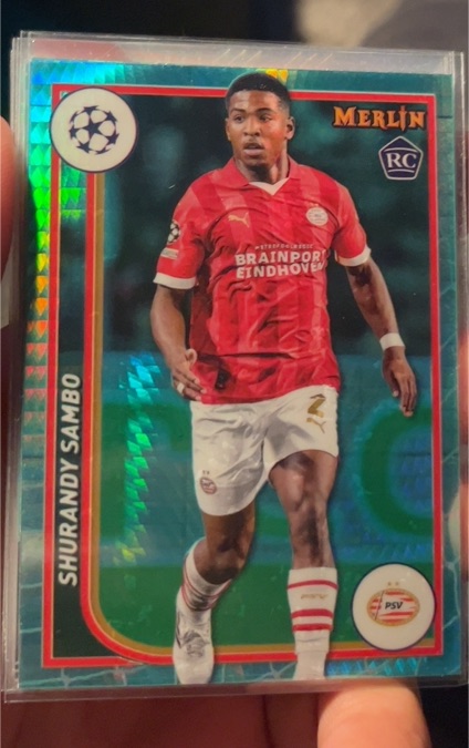 2023-24 Topps Merlin UEFA Club Competitions #98 Shurandy Sambo — front