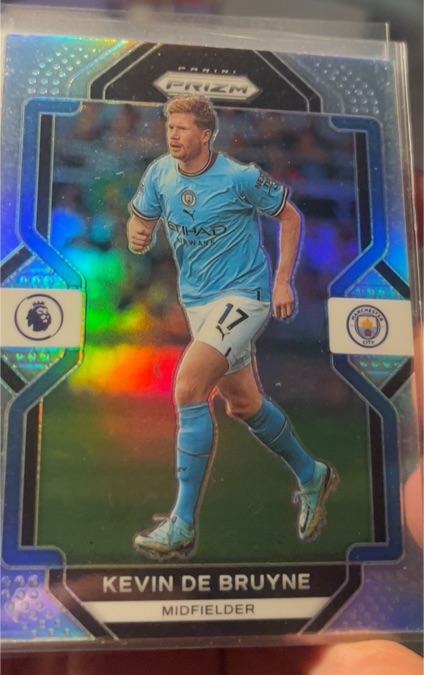 2022-23 Panini Prizm Premier League #5 Kevin De Bruyne — front