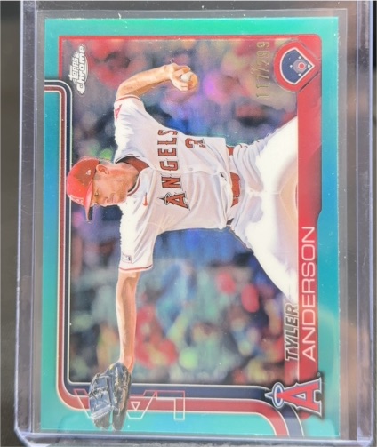 2025 Topps Chrome #227 Tyler Anderson — front