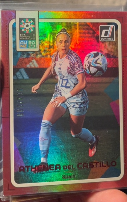 2023 Donruss FIFA Women's World Cup #165 Athenea Del Castillo Spain — front