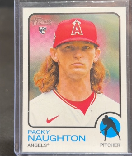 2022 Topps Heritage #665 Packy Naughton — front