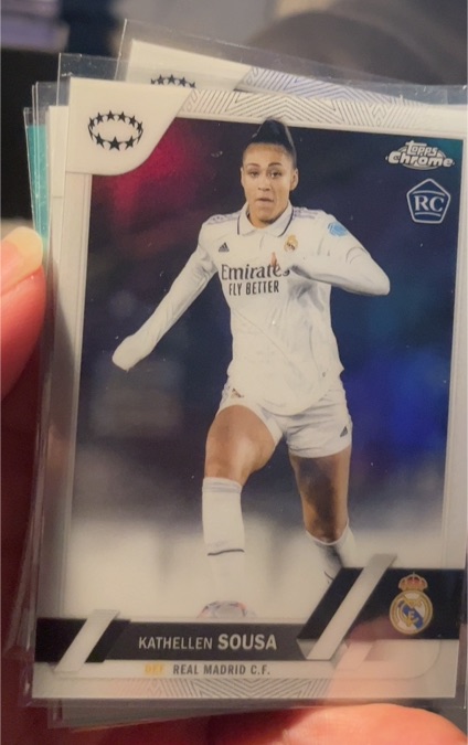 2022-23 Topps Chrome UEFA Women's Champions League #53 Kathellen Sousa Rookie Real Madrid C.F. — front