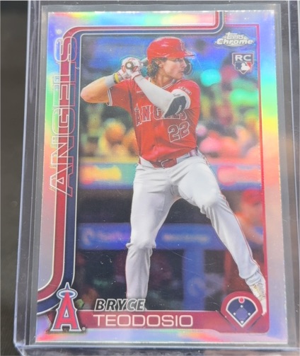 2025 Topps Chrome #198 Bryce Teodosio — front