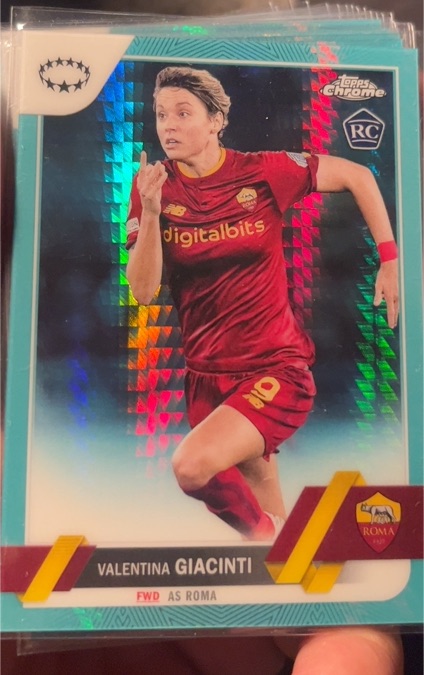 2022-23 Topps Chrome UEFA Women's #76 Valentina Giacinti — front