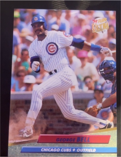 1992 Fleer Ultra #173 George Bell — front