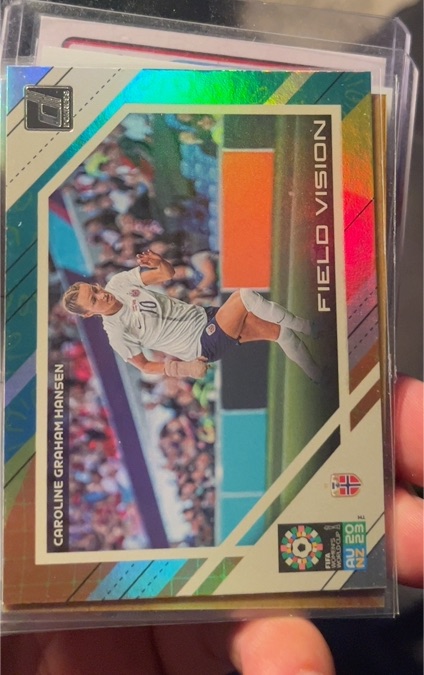 2023 Donruss FIFA Women's World Cup Field Vision Caroline Graham Hansen — front