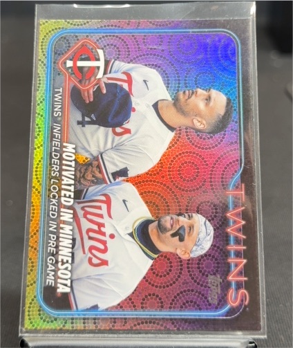 2024 Topps Series 2 #653 Motivated in Minnesota Twins Carlos Correa Royce Lewis — front