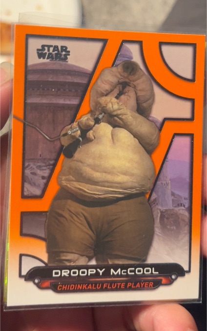 2017 Topps Star Wars Galactic Files Reborn #ROTJ-16 Droopy McCool — front