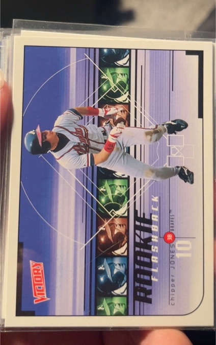 1999 Upper Deck Victory #10 Chipper Jones — front