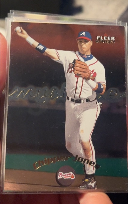 2000 Fleer Mystique #87 Chipper Jones — front