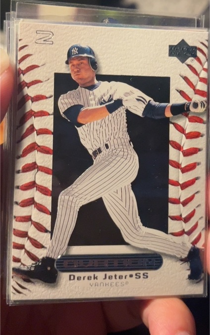 2000 Upper Deck Ovation #58 Derek Jeter — front