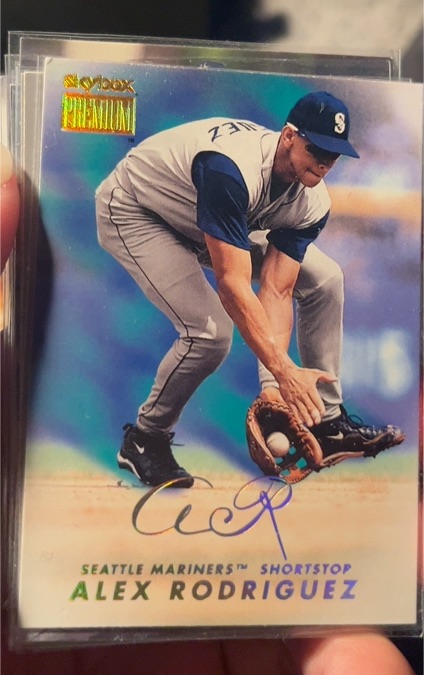 1999 SkyBox Premium #1 Alex Rodriguez — front