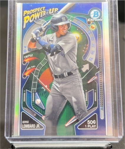 2024 Bowman Chrome Prospect Power-Up #PP-17 George Lombard Jr. — front