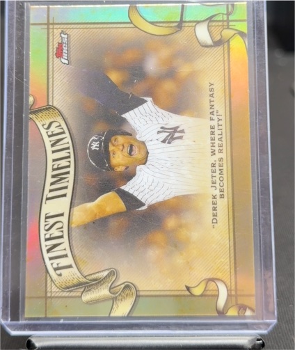 2024 Topps Finest #FT-10 Derek Jeter Finest Timelines — front
