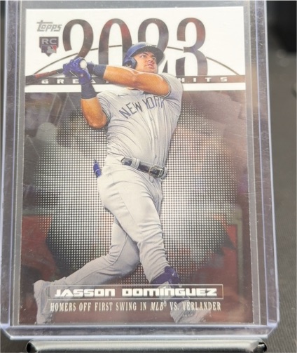 2024 Topps Series 1 2023 Greatest Hits #23GH-26 Jasson Dominguez — front