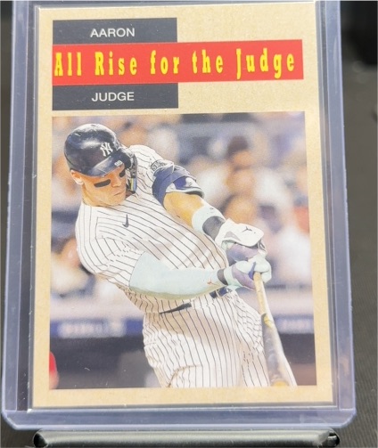 2016 Topps Throwback Thursday All Rise for the Judge Aaron Judge — front