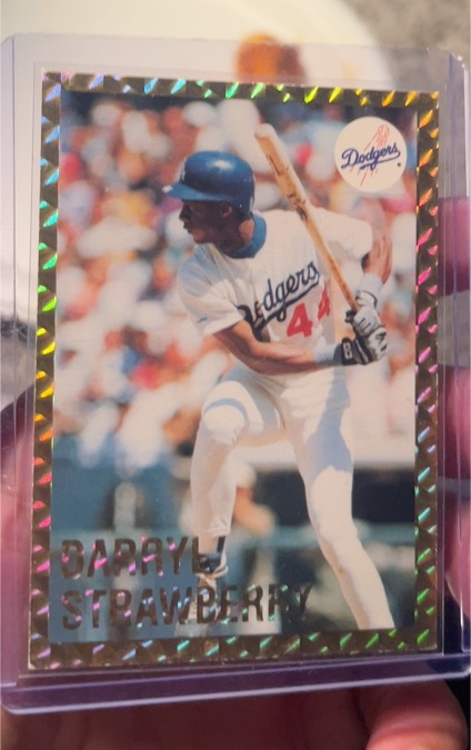 1991 Playball U.S.A. Gold #91G-6 Darryl Strawberry — front