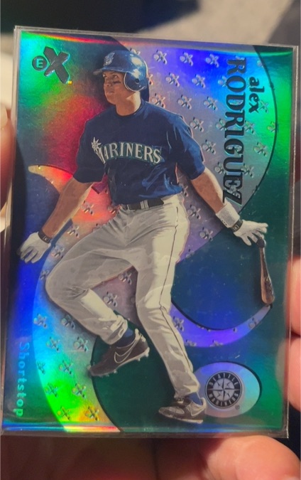 2000 Fleer E-X #1 Alex Rodriguez — front