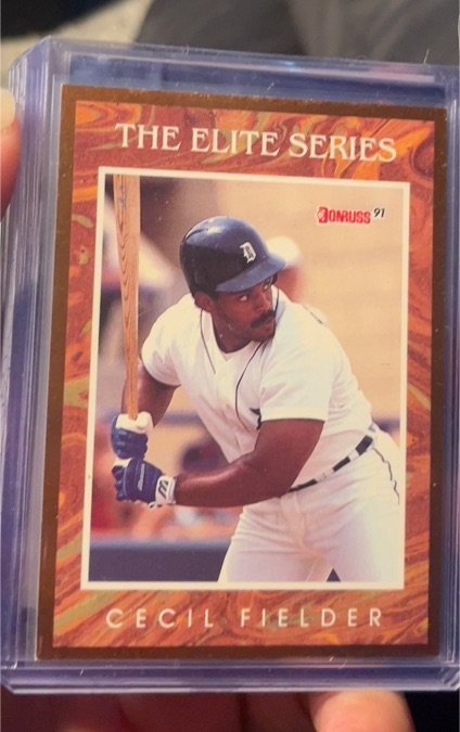 1991 Donruss The Elite Series #6 Cecil Fielder — front