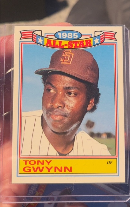 1986 Topps #17 Tony Gwynn Glossy All-Stars — front