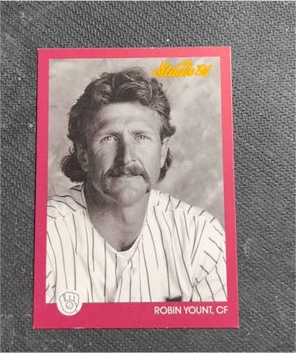 1991 Leaf Studio #80 Robin Yount — front