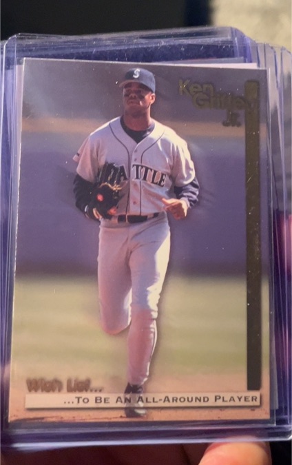 1995 Megacards Ken Griffey Jr. Wish List #11 Ken Griffey Jr. — front