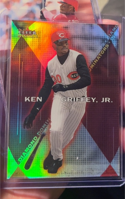 2000 Fleer Mystique Diamond Dominators #8DD Ken Griffey Jr. — front