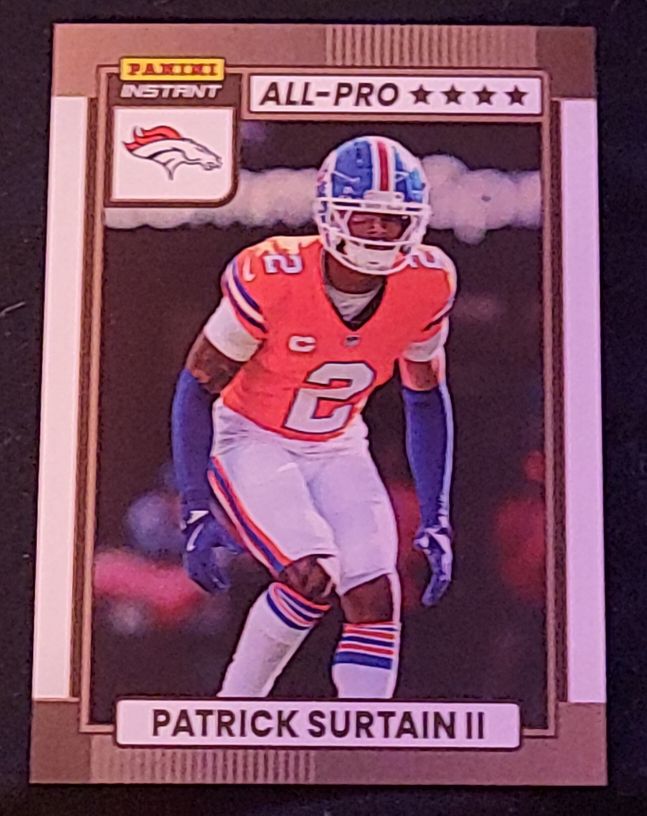 2024 Panini Instant Patrick Surtain II ALL-PRO 1/101 SP Denver Broncos #AP-20 — front