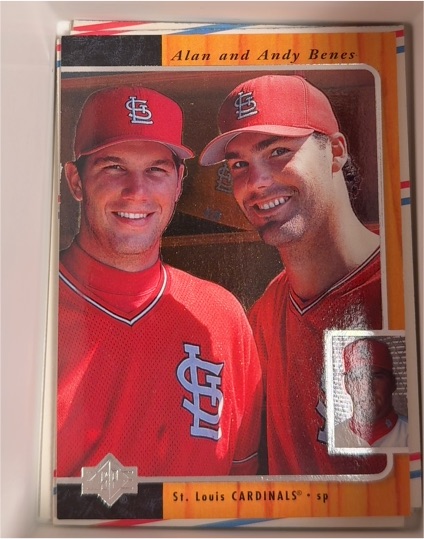 1996 Upper Deck SP #152 Alan Benes/Andy Benes — front