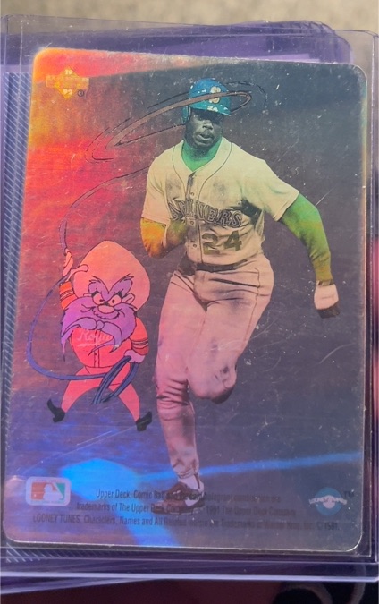 1992 Upper Deck Comic Ball 3 #4 Ken Griffey Jr./Yosemite Sam — front