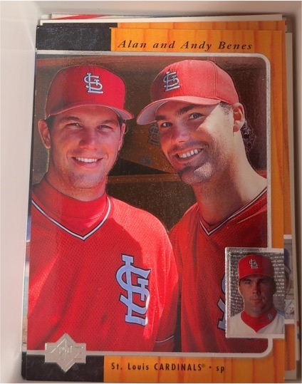 1996 Upper Deck SP #152 Alan Benes/Andy Benes — front