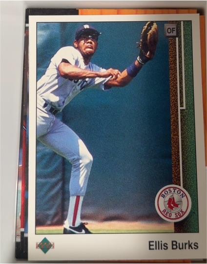 1989 Upper Deck #434 Ellis Burks — front