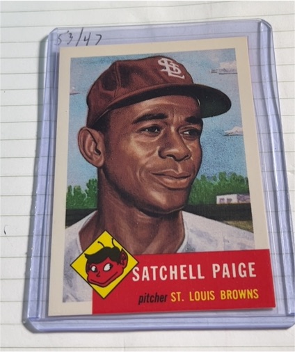 1991 Topps Archives Ultimate 1953 #220 Satchell Paige — front